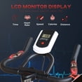 thumbnail image 3 of CoSoTower Vélo d'Exercice Stationnaire Vertical, Bicyclette d'Entraînement Cardio avec Résistance Réglable et Moniteur LCD, Noir, 3 of 7