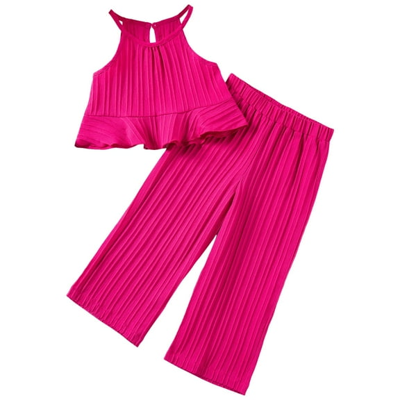 XZNPDUCQ Kids Toddler Baby Girlshort Sleeve T Shirt Elastic Waistband Casual Elastic Shorts Set 2PCS Outfit Set kids For 6 12 18 24 Months 2T 3T 4T 5T Dailywear Red,12-18 Months