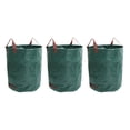 thumbnail image 1 of 3 bolsas plegables para cestas de hojas, bolsas de basura de jardín resistentes con 4 asas reforzadas, bolsa de hojas reutilizable para basura de Zulema bolsas de césped, 1 of 8