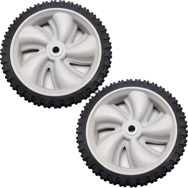 2 Pcs 734-04563 611-0414A Roue de Tondeuse 8 Pouces Remplacement pour MTD Troy - Bilt S-Wave Tondeuse