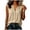 *Khaki, variant on VBVC Women's Cotton Linen Button Down Shirt , Ladies' V Neck Summer Tank Tops , Loose Fit Sleeveless Work Blouse For Women,Khaki,S-2XL