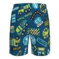 thumbnail image 6 of Naloa Dump Truck Men's Beach Shorts, Surfing shorts, Swim trunks, Quick Dry Swim Trunks for Surfing Beach Fun - XX-Large, 6 of 9