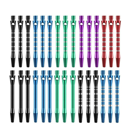 Lerpwige Aluminum Alloy Dart Shafts Nonslip Metal Dart Stems Durable 2BA Thread Throwing Fitting Dart Accessories Easy to Grip