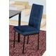 thumbnail image 3 of Comedor Troya 6 MOBILKRAFT Azul Sillas Tubulares Cubierta de Cristal, 3 of 3