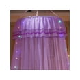thumbnail image 4 of Catlerio Child Star Polyester Asymmetrical Bed Canopy, Crib/Full/Queen/Twin, Purple, 4 of 6