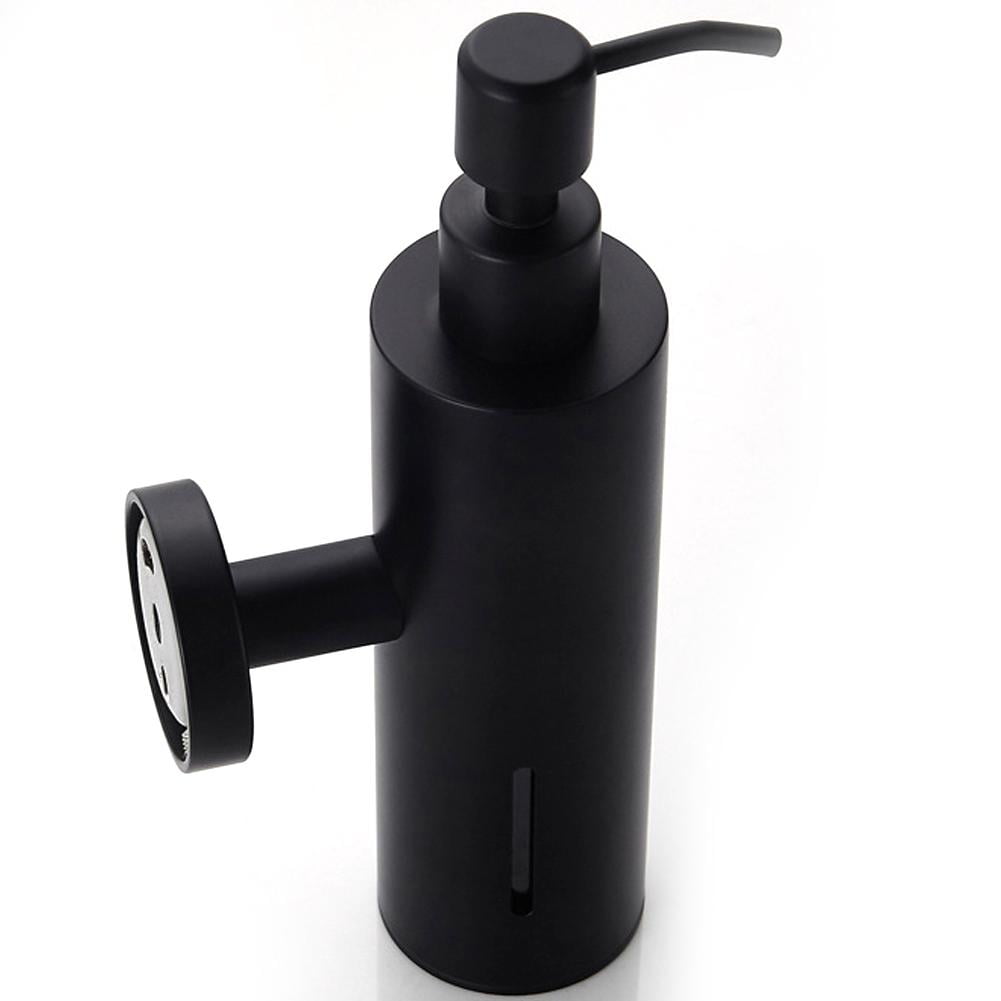 Soap Dispenser Wall mounted Black bathroom 304 Stainless Steel Shampoo bottles