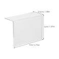 thumbnail image 2 of POPETPOP 10Pcs Transparent Acrylic L Shape Label Display Holders for Store Office Library, 2 of 6