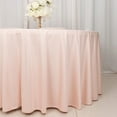 thumbnail image 6 of BalsaCircle 132 in Blush Scuba Polyester Round Tablecloth Party Linens Events Reception Decorations Supplies, 6 of 8
