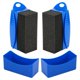 thumbnail image 1 of Aplicador de Brillo de Neumáticos, Almohadilla Aplicadora de Revestimiento Neumáticos, Aplicador de Esponja para Neumáticos Esponja Curva para Detalles de Neumáticos con Manejar A, 1 of 7