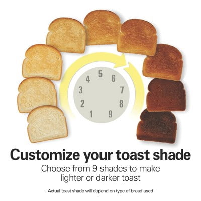 2SL Classic toaster : 2-Slice, 850W, Metal, Silver, Compact Design