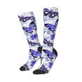 thumbnail image 2 of Daiia Sports Socks Butterflies Printed Novelty Crew Socks for Men Women Knee High Socks Cotton Socks Soft & Breathable Support Unisex Socks, 2 of 9