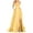 Yellow, variant on Giftesty Spring Dresses for Women 2024 Women's Solid Color Off Back Strap Long Dress Slim Off Shoulder Evening Dress