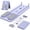 Pilates board-Purple, variant on UPGO 5 in 1 Folding Pilates Board, Pilates Reformer Set with 300 LBS Weight Capacity, Portable Home Pilates for Woman (Purple)