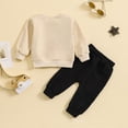 thumbnail image 3 of Gerichy Toddler Kids Baby Boy Fall Outfits 1T 2T 3T Letter Print Long Sleeve Tops Pants Winter Clothes Sets, 3 of 6