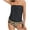 Brown 01, variant on Tankini Swimsuit Women 2 Piece Strapless Bandeau Modest Swimwear Loose Bathing Suits Swim Tube Top with Bottom (XXL, White 01)
