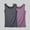 Purple, variant on QUINDOS Summer Womens Tank Tops Athletic 2 Pack Womens Camisoles Exercise Sleeveless Crew Neck MultiPack Strap Shirts Tops Loose Solid Color Undershirts