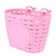 thumbnail image 1 of 1 canasta de plástico para niños, desmontable, gruesa, para almacenamiento de bicicletas, para bicicletas para niños (rosa), 1 of 6