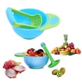 thumbnail image 2 of Huanledash 2Pcs/Set Baby Food Mill Bowl Handheld Manual Masher Grinder Feeding Supplies, 2 of 8