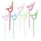 thumbnail image 3 of Wosthever 10 pack/lote pajitas de estilo transparente para atracción turística y pajitas divertidas rizadas locas para fiestas Kits de desorden para acampar, 3 of 6