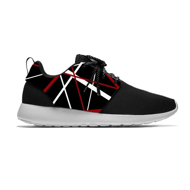 Chaussures de Marque Design Graffiti Art Rouge Chaussures de Golf Imprimé Toile420 Espadrilles Décontractées Confortables à Lacets Chaussures de Marche