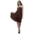 thumbnail image 3 of Moomaya Robes Tube Top pour Femmes Robe d'Été de Plage Poly Crêpe Décontractée Robe d'Été, 3 of 4