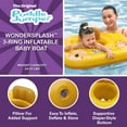 thumbnail image 3 of Puddle Jumper WonderSplash 3-Ring Inflatable Baby Boat, Animal, 24-33 lbs Weight Capacity, 3 of 14