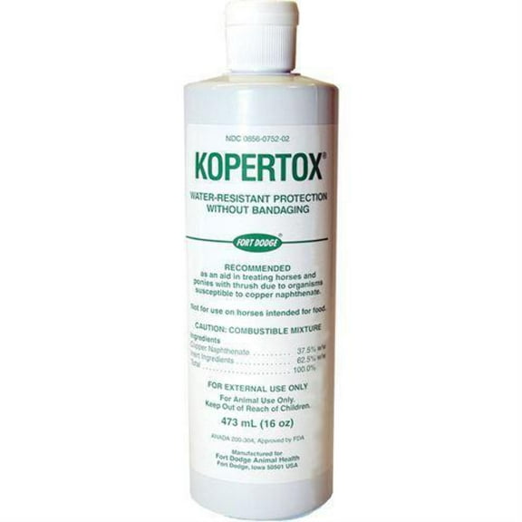 Kopertox Thrush Treatment Protection for Horse  Ponies 16 oz.