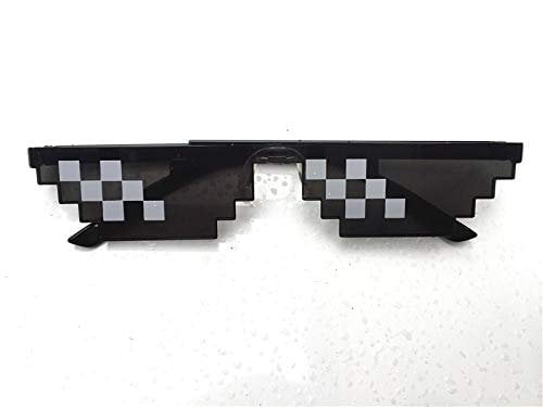 Life Glasses 8-Bit Sunglasses for and Women Meme Costume -