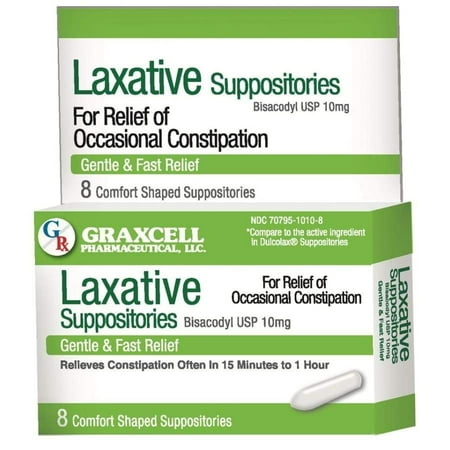 Gentle and Fast Relief Laxative Suppositories