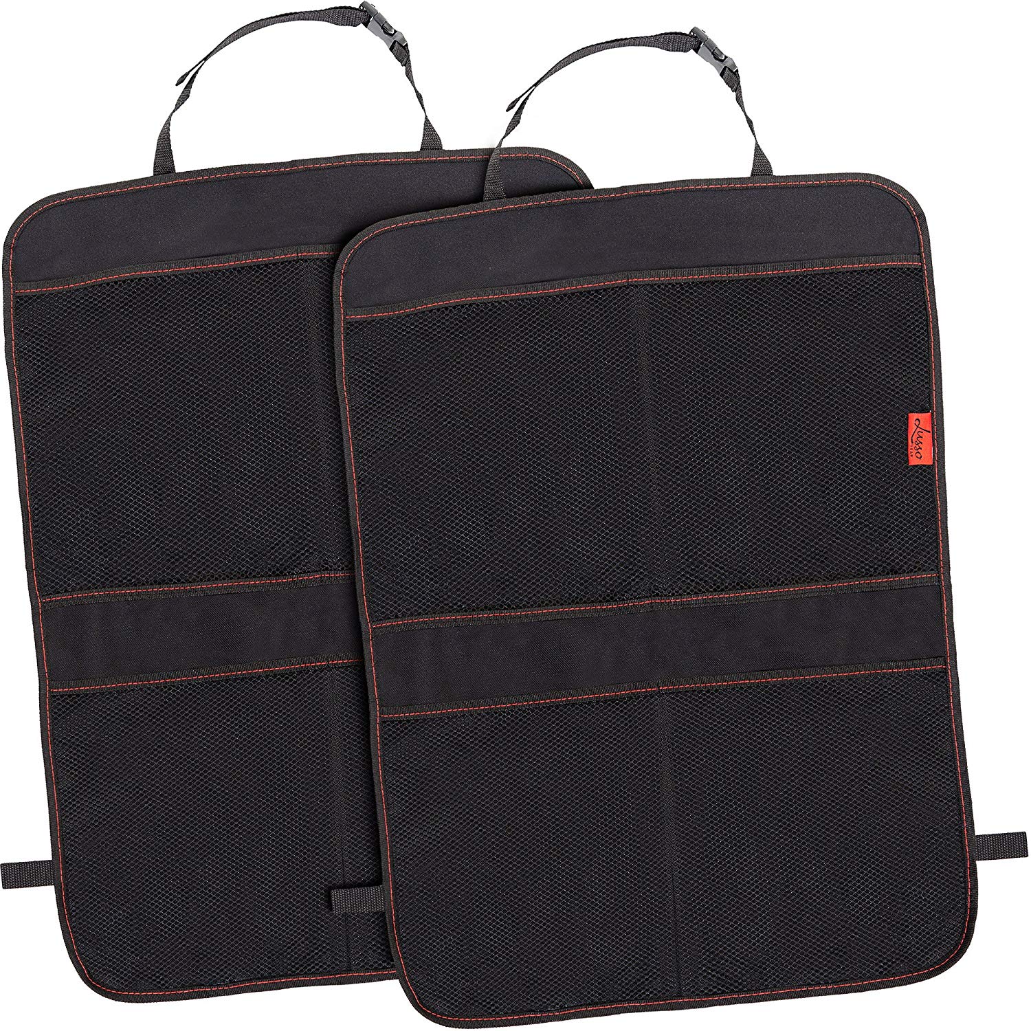 Lusso Gear Kick Mat Car Seat Back Protectors with Odor Free, Premium