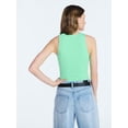 thumbnail image 3 of Scoop Women's Sleeveless High Neck Contour Top, Sizes XS-XXL, 3 of 5