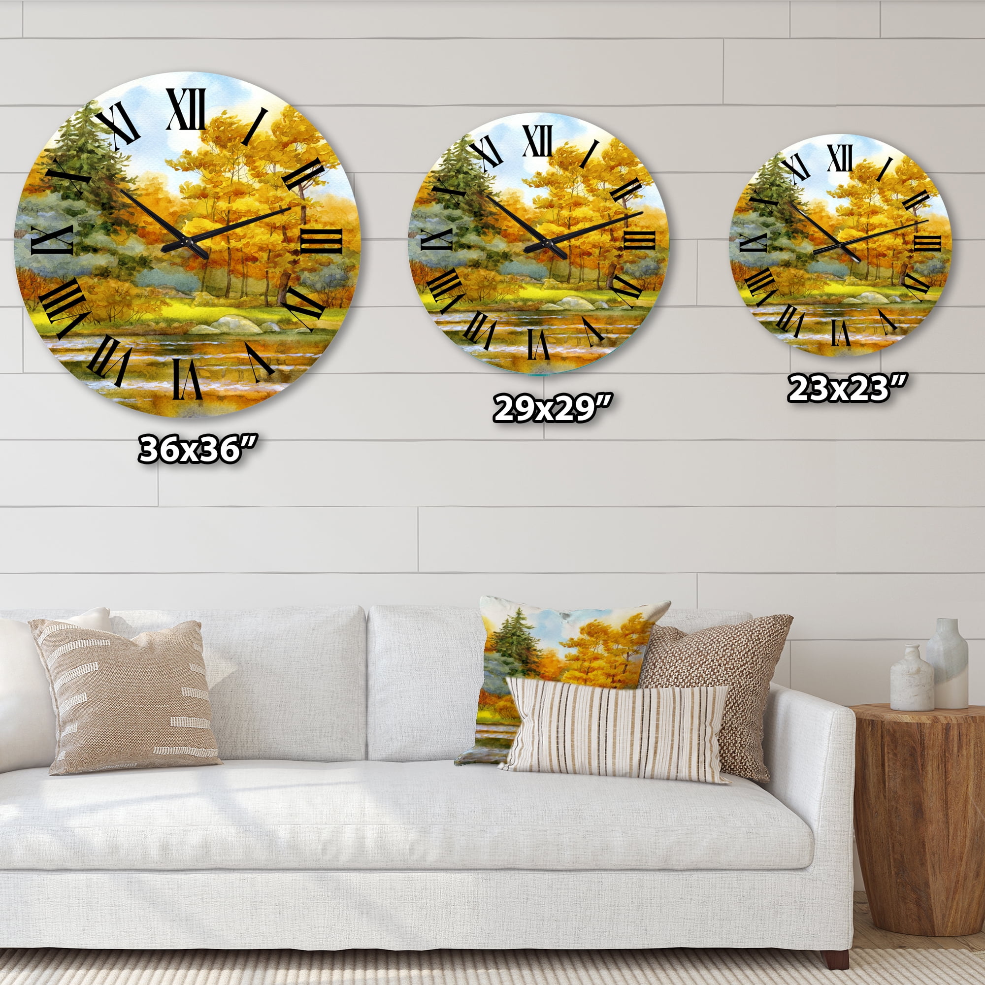 Designart 1 in Wall Clock