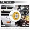 thumbnail image 3 of Unique Bargains 6 Pcs Finishing Countersunk Fender Bumper Washers Engine Bay Fastener Kit for Motorcycle Gold Tone, 3 of 7