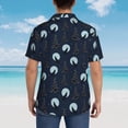 thumbnail image 4 of Fotbe Night Forest Wolf Camisa Hawaiana para Hombre Unisex – Camisa Casual de Verano con Botones de Manga Corta de Algodón y Lino,Medium, 4 of 7