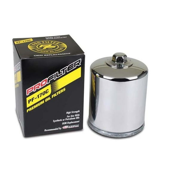 ProFilter PF-170C Harley Spin-on Chrome Various Performance Oil Filter