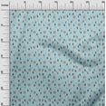 thumbnail image 3 of oneOone Viscose Jersey Light Blue Fabric Animal Sewing Craft Projects Fabric Prints By Yard 60 Inch Wide, 3 of 5
