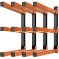 thumbnail image 1 of Lumber Storage Rack Lumber Rack Wall Mount Heavy Duty Wood Storage Racks with Level System LB Sturdy Garage Wood Organizer Orange Lumber Metal Racks for Indoor and Outdoor( PAC, 1 of 7