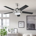 thumbnail image 2 of Ventilador de Techo YITAHOME de 52 pulgadas con Luz y Control Remoto Negro, 2 of 7