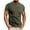 Army Green, variant on Up to 65% off Shirt Men, Xunlbb Man Solid-Color Casual Elastic Sports Short Sleeve Round-Neck Top