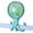 Blue, variant on Mini Handheld Stroller Fan,2600mAh Personal Portable Baby Car Seat Fan with Flexible Tripod Fix on Stroller,USB or Battery Powered Desk Fan Adjustable 3 Speeds for Camping