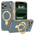 thumbnail image 1 of Funda para Celular ETPESOK Compatible con iPhone 17 Pro Max 6.9 Gris Azul, 1 of 7