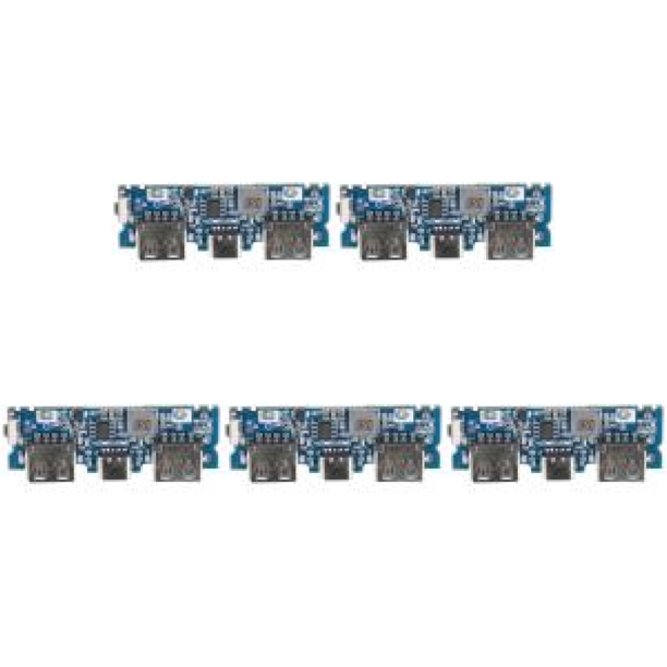 Cargador batería USB dual Módulo alimentación PCB Micro USB/Tipo-C 18650 para DIY