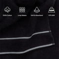 thumbnail image 3 of Somerset Home 8-Piece 575GSM 100% Cotton Towel Set for Bath (Black), 3 of 7