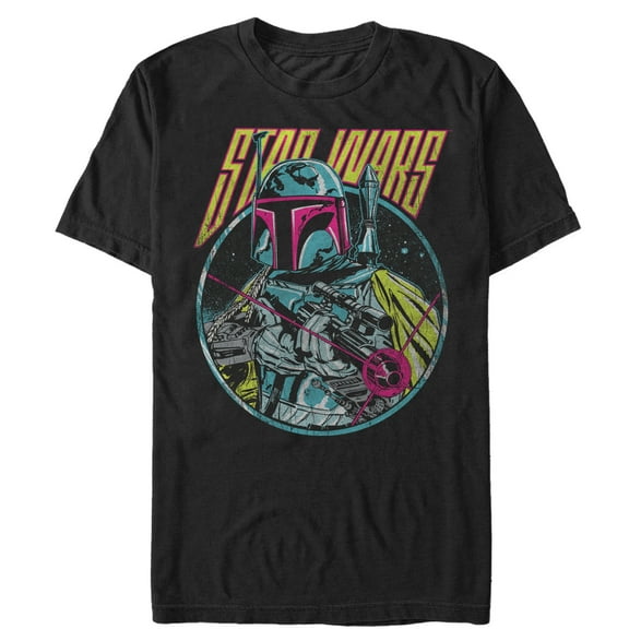 Men's Star Wars Boba Fett Blaster Graphic Tee Black X Large