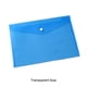 thumbnail image 5 of Sidaley Organizador portátil transparente de 10 piezas para almacenamiento de documentos Carpetas de almacenamiento portátiles transparentes Carpetas de archivos azul transparente 18 A4, 5 of 6
