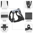 thumbnail image 3 of Vsdgher Rabbit And Butterfly Pattern Dog Harness,No Pull Pet Harness with Soft Padded Handle,Adjustable Reflective Vest with 2 Buckles,4 Slide Buckles,S-XL Small, 3 of 4