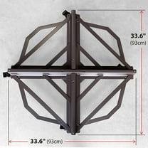 SUNRISEUMBRELLA Rolling planter umbrella Crossing base. with 5 wheels,Patio Umbrella Base for Outdoor Market Umbrella