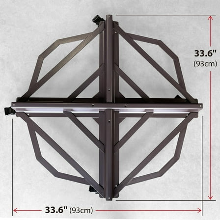 SUNRISEUMBRELLA Rolling planter umbrella Crossing base. with 5 wheels,Patio Umbrella Base for Outdoor Market Umbrella