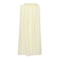 thumbnail image 2 of Little Girls Banana Ruffle Neckline Summer Chiffon Dress 2, 2 of 7