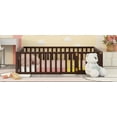 thumbnail image 3 of Kidkapers Walnut Montessori Full House Floor Bed with Fence, Door: Noise-Free Assembly, No Box Spring Needed, for Children, Toddlers, 3 of 5
